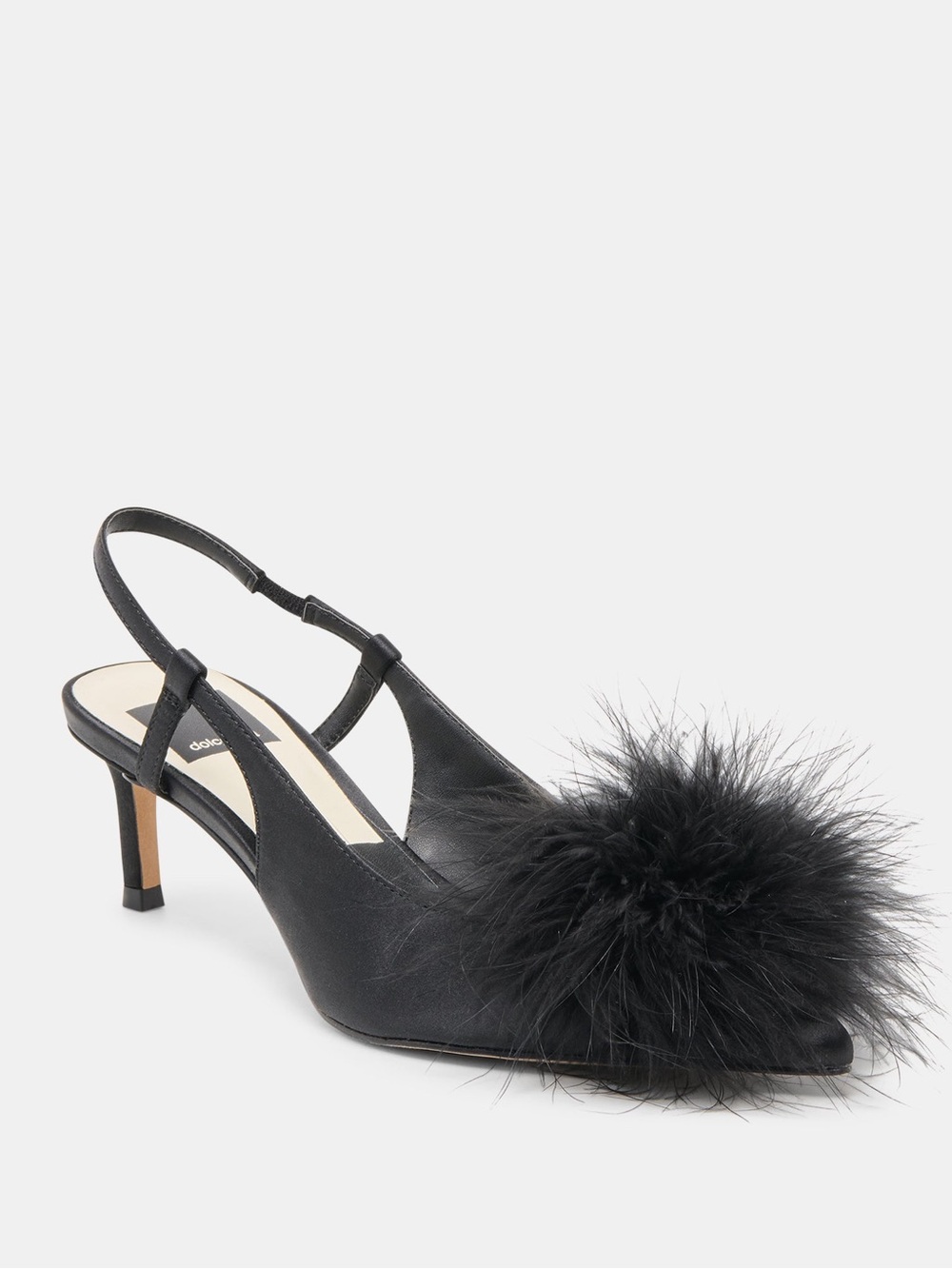 Dolce Vita Black Kamy Heels NWT